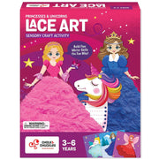 Chalk And Chuckles Lace Art Princess and Unicorns
