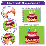Chalk And Chuckles Tape Trails- Craft Activity Book