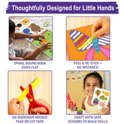 Chalk And Chuckles Tape Trails- Craft Activity Book