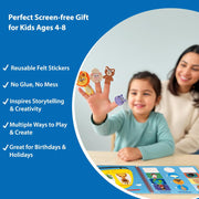 Chalk & Chuckles Fab Felt Sticker Craft Activity Book