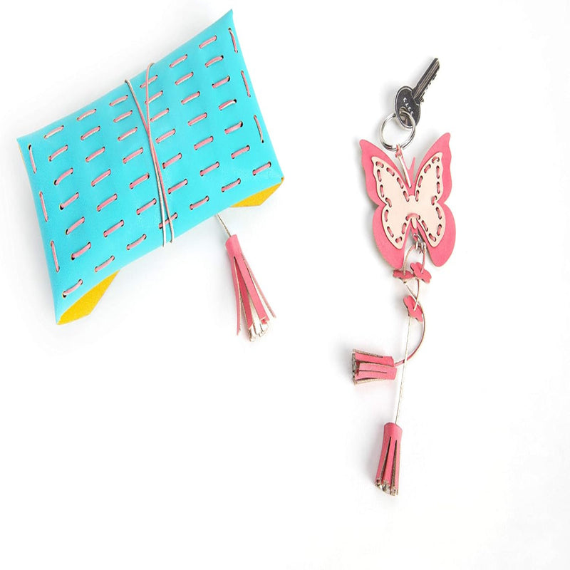 Chalk & Chuckles Keychain & Glasses Case