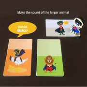 Chalk & Chuckles Superhero Animal Focus Card Game