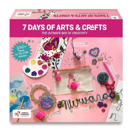 Chalk and Chuckles 7 Days of Art and Craft Kit-Arts & Crafts-Chalk & Chuckles-Toycra