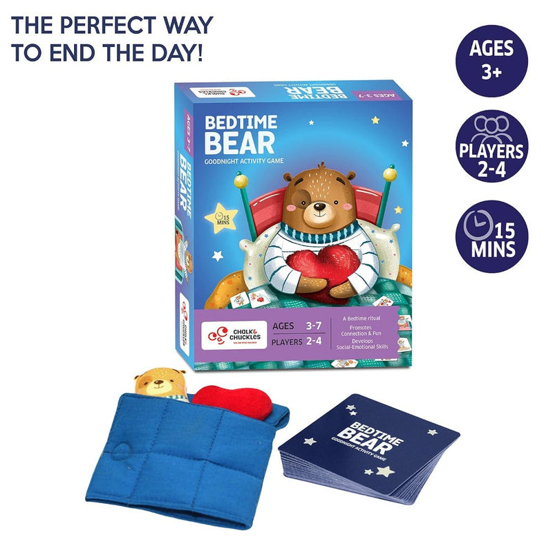 Chalk and Chuckles Bedtime Bear Card Game
