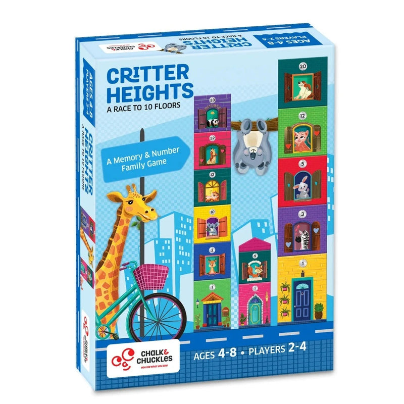 Chalk and Chuckles Critter Heights Board Game