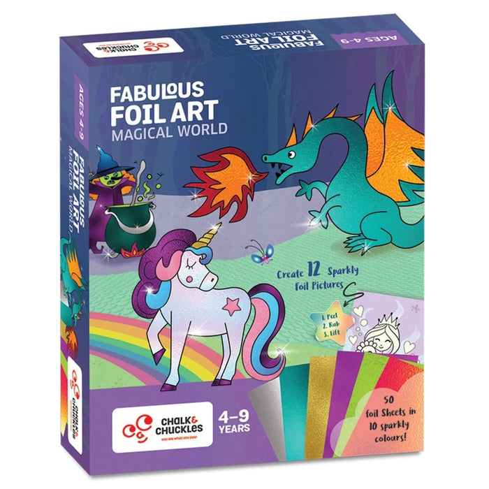 Chalk and Chuckles Fabulous Foil Art - Magical World-Kids Games-Chalk & Chuckles-Toycra