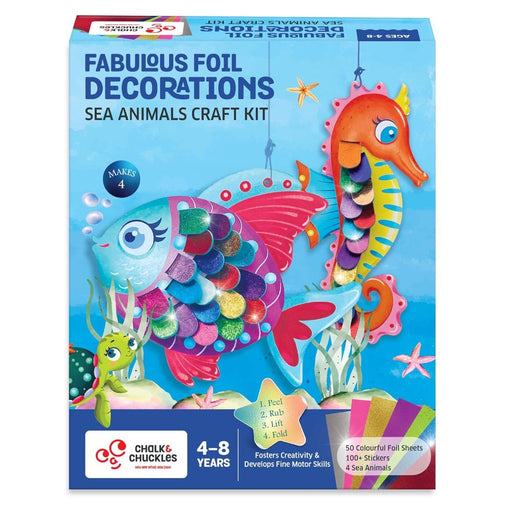 Chalk and Chuckles Fabulous Foil Decoration-Arts & Crafts-Chalk & Chuckles-Toycra