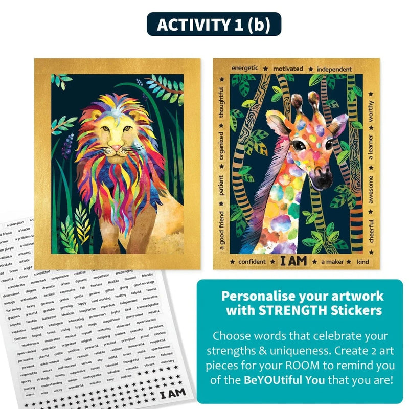 Chalk and Chuckles Paper Beyoutiful Me Art And Craft Kit