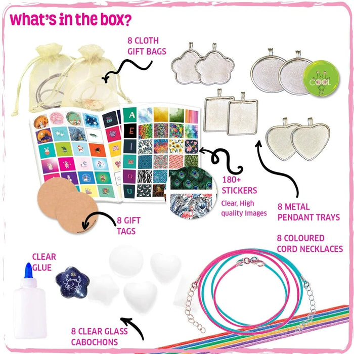 Chalk And Chuckles Pendant Jewellery Making Kit-Arts & Crafts-Chalk & Chuckles-Toycra