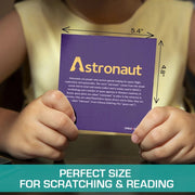 Chalk and Chuckles Scratch Art A to Z Space Adventure