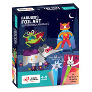 Chalk and Chukles Fabulous Foil Art - Superhero Animals