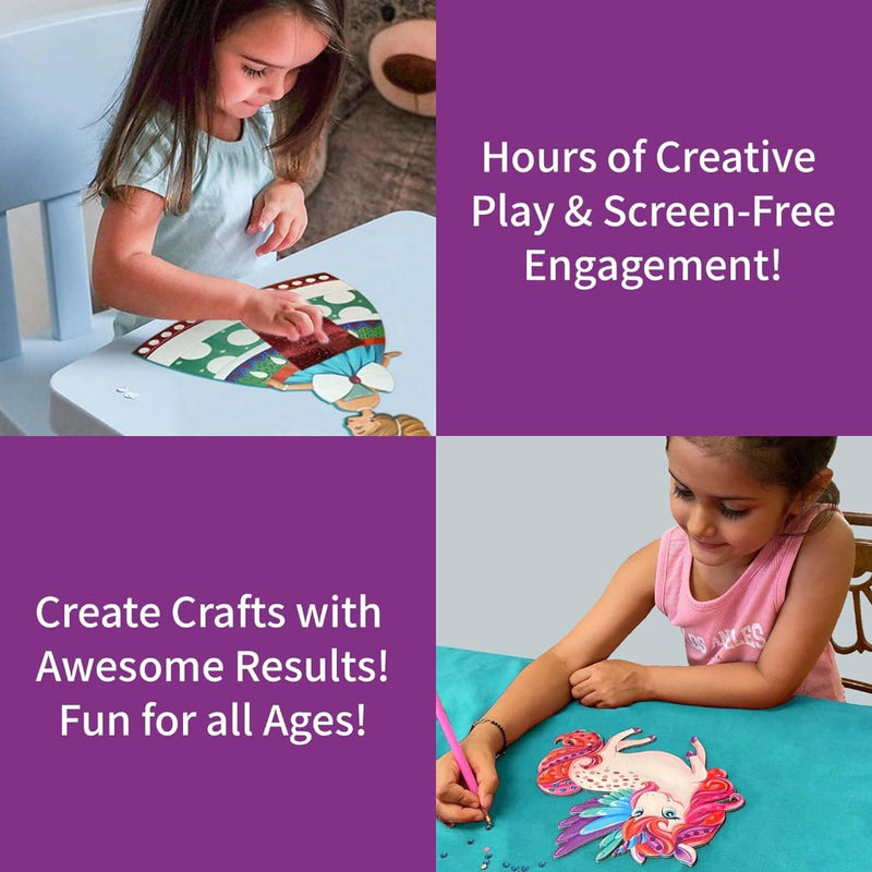 Chalk and Chukles Sparkle & Shine 3-in-1 Craft Kit