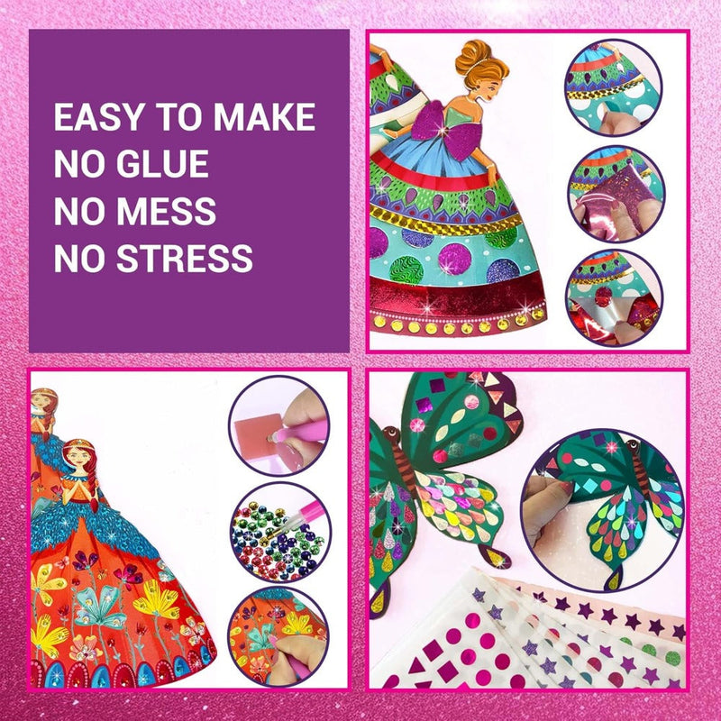 Chalk and Chukles Sparkle & Shine 3-in-1 Craft Kit