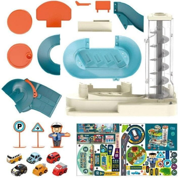 Challenge Parking Game Manual and Automatic Integration Toy-Vehicles-Toycra-Toycra