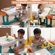 Chanak 4-in-1 Study Table with Chair