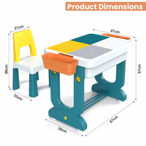 Chanak 4-in-1 Study Table with Chair