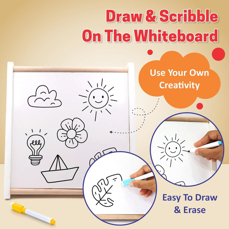 Chanak 5-in-1 Wooden Activity Toy-1N, Writing Pen-1N