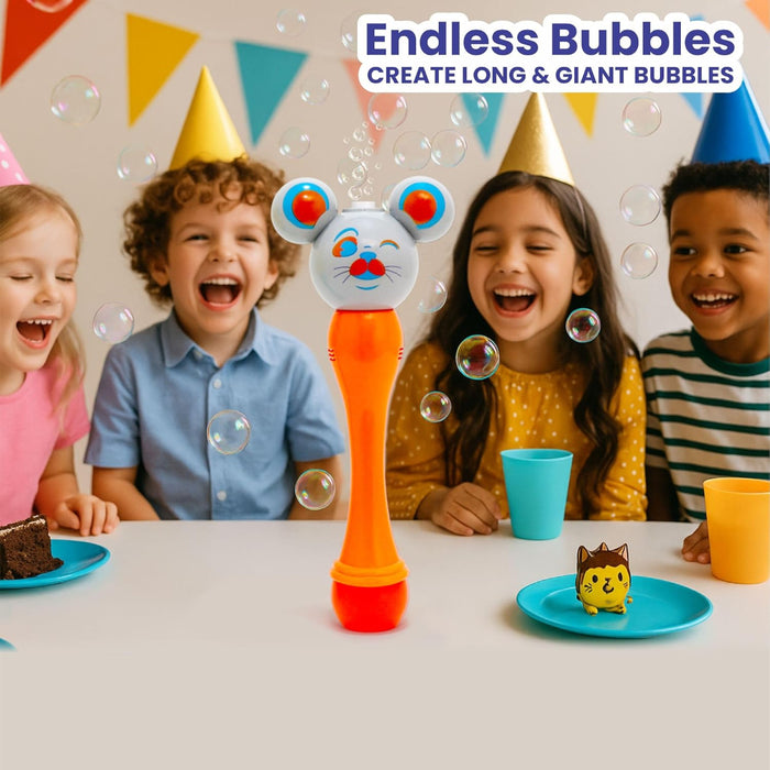 Chanak Cat Face Bubble Machine Toy for Kids-Outdoor Toys-Chanak-Toycra