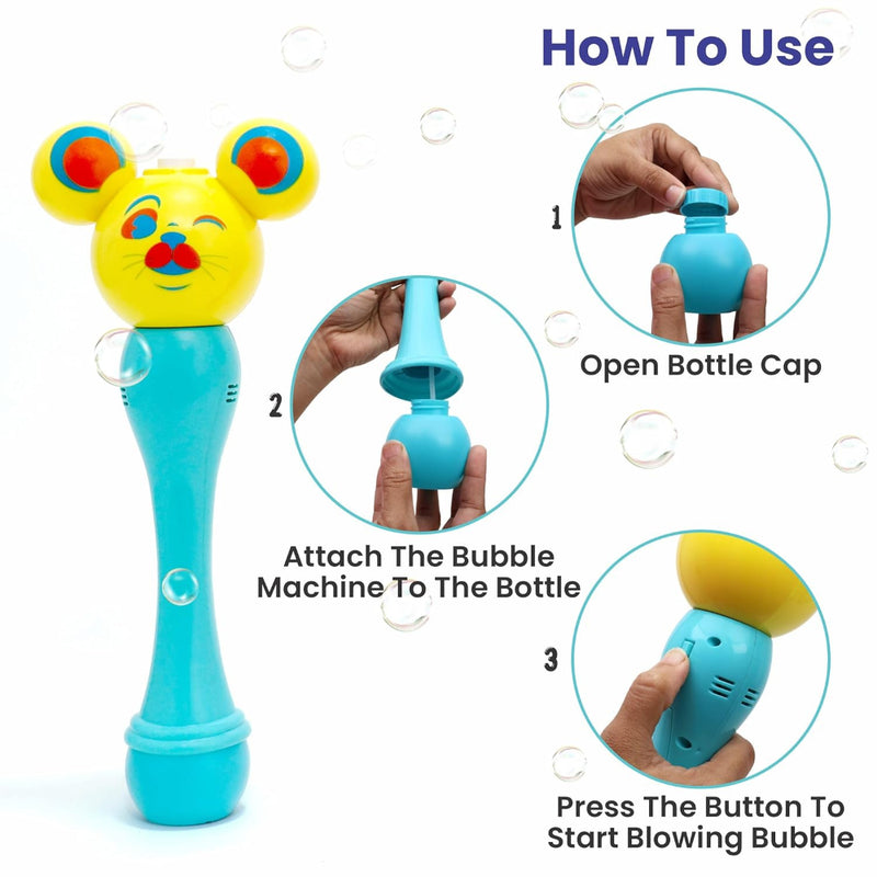 Chanak Cat Face Bubble Machine Toy for Kids