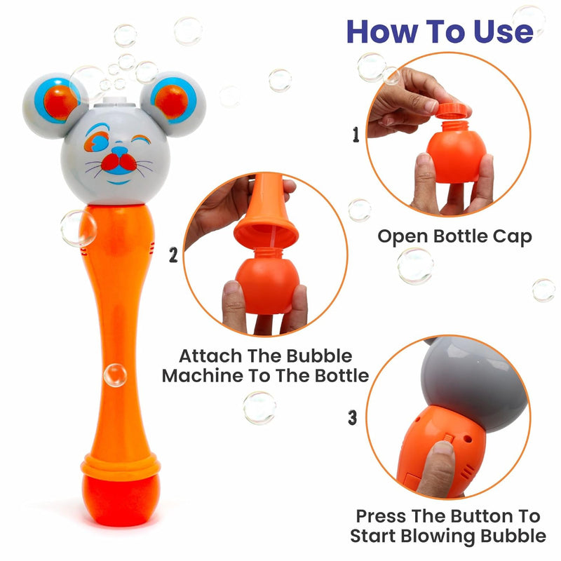 Chanak Cat Face Bubble Machine Toy for Kids
