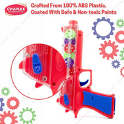 Chanak Colourful Gear Vibration Gun -Multicolor