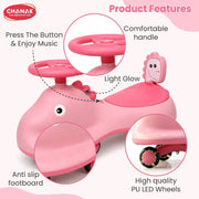 Chanak Dino Swing Ride-On Car