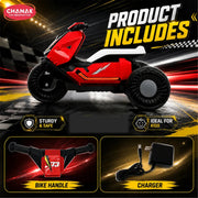 Chanak Kids Electric Scooty 6V Rechargeable Scooter