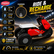 Chanak Kids Electric Scooty 6V Rechargeable Scooter