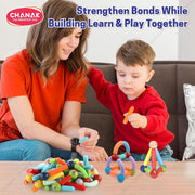 Chanak Magnetic Building Stick & Ball Blocks -76 Piece