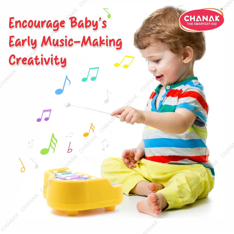 Chanak Musical Xylophone Plastic Piano Toy for Kids