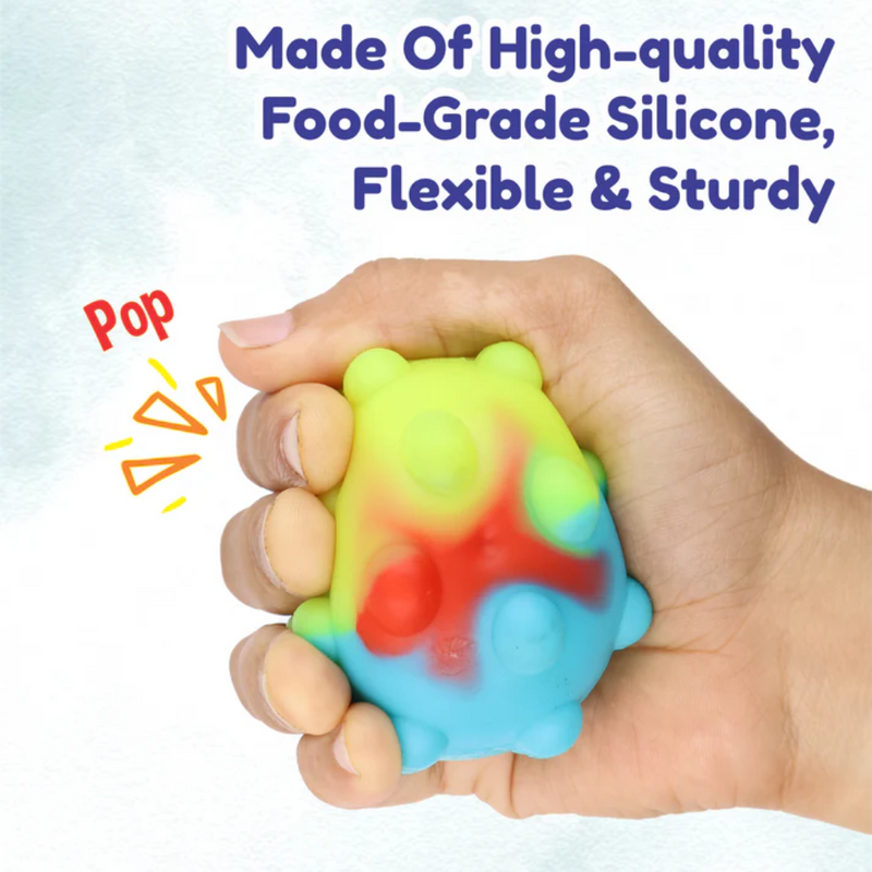 Chanak Pop it Ball with LED Light Bubble Fidget Ball