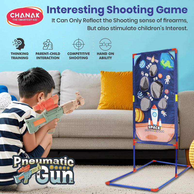 Chanak The Smartest Kid Space Explorer Pneumatic Gun For Kids