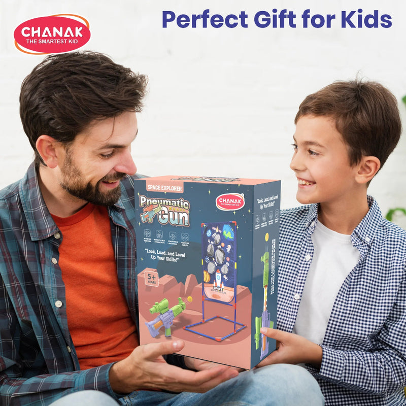 Chanak The Smartest Kid Space Explorer Pneumatic Gun For Kids