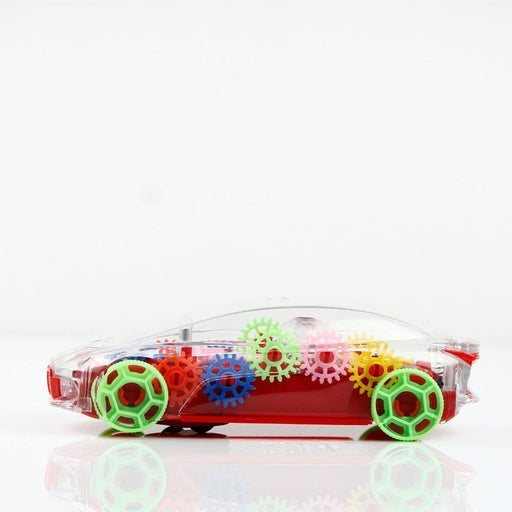 Chanak Transparent Gear Car -Multicolor-Vehicles-Chanak-Toycra