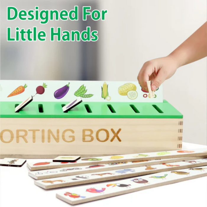 Chanak Wooden Sorting Box For Kids-Learning & Education-Chanak-Toycra