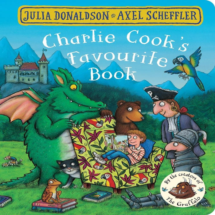 Charlie Cook's Favourite Book(Board Book)-Board Book-Pan-Toycra