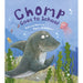 Chomp Goes To School-Board Book-SBC-Toycra