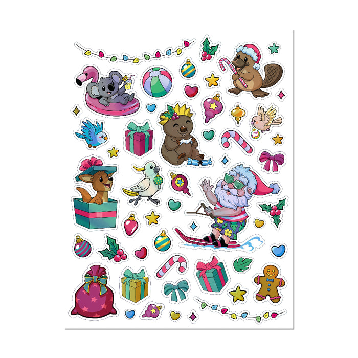 Christmas Down Under Colouring Book-Activity Books-SBC-Toycra