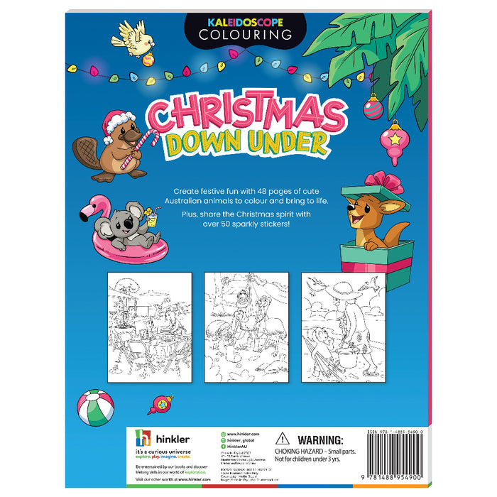 Christmas Down Under Colouring Book-Activity Books-SBC-Toycra