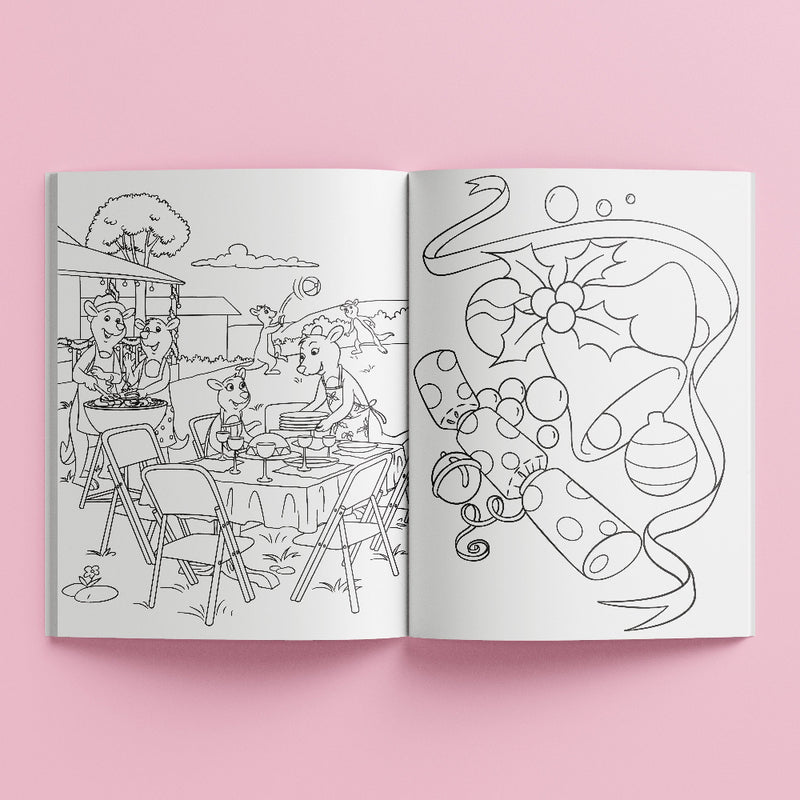 Christmas Down Under Colouring Book