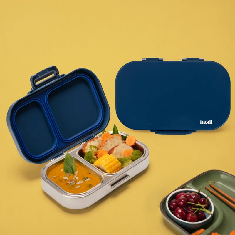 Basil Bento Ace 2 Section Lunch Box -600ml