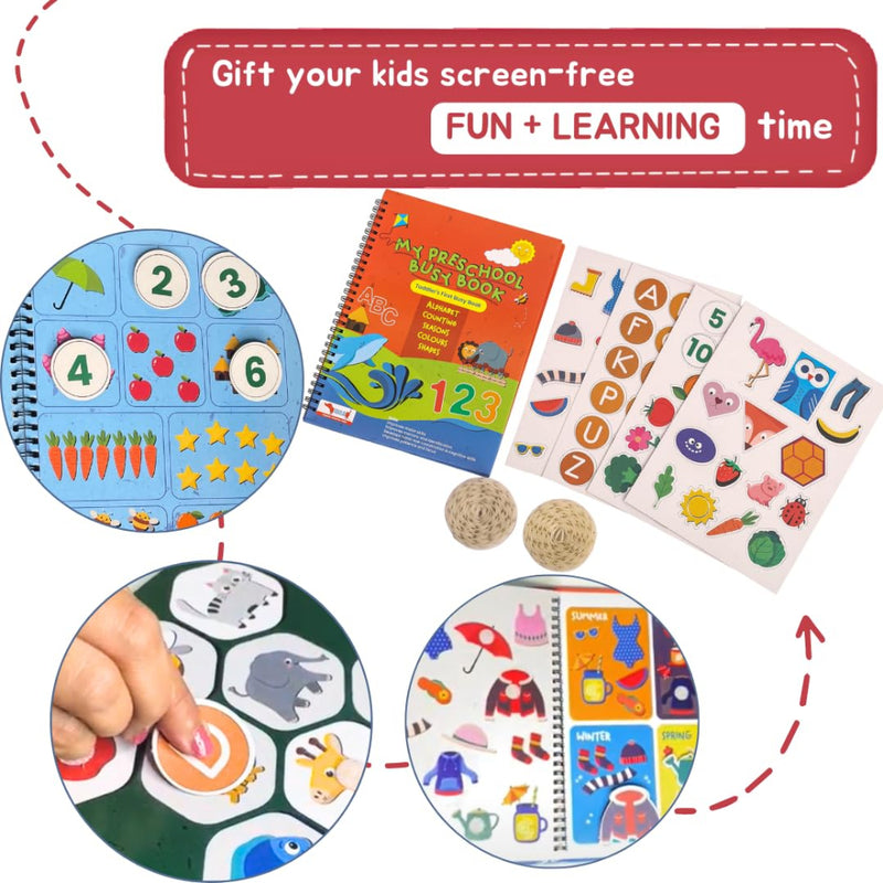 CocoMoco Kids My Preschool Busy Book