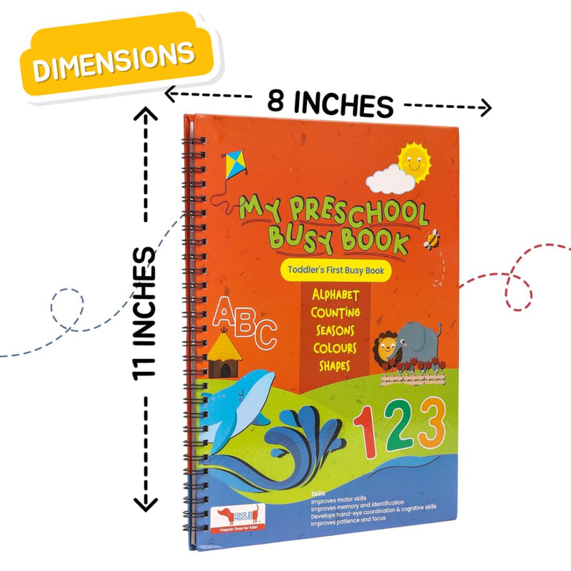 CocoMoco Kids My Preschool Busy Book