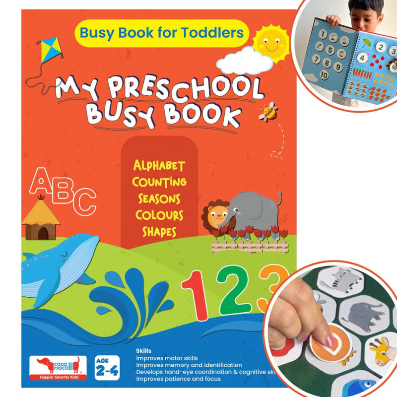 CocoMoco Kids My Preschool Busy Book