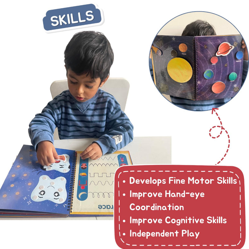 CocoMoco Kids My Preschool Busy Book for Toddlers Level 2
