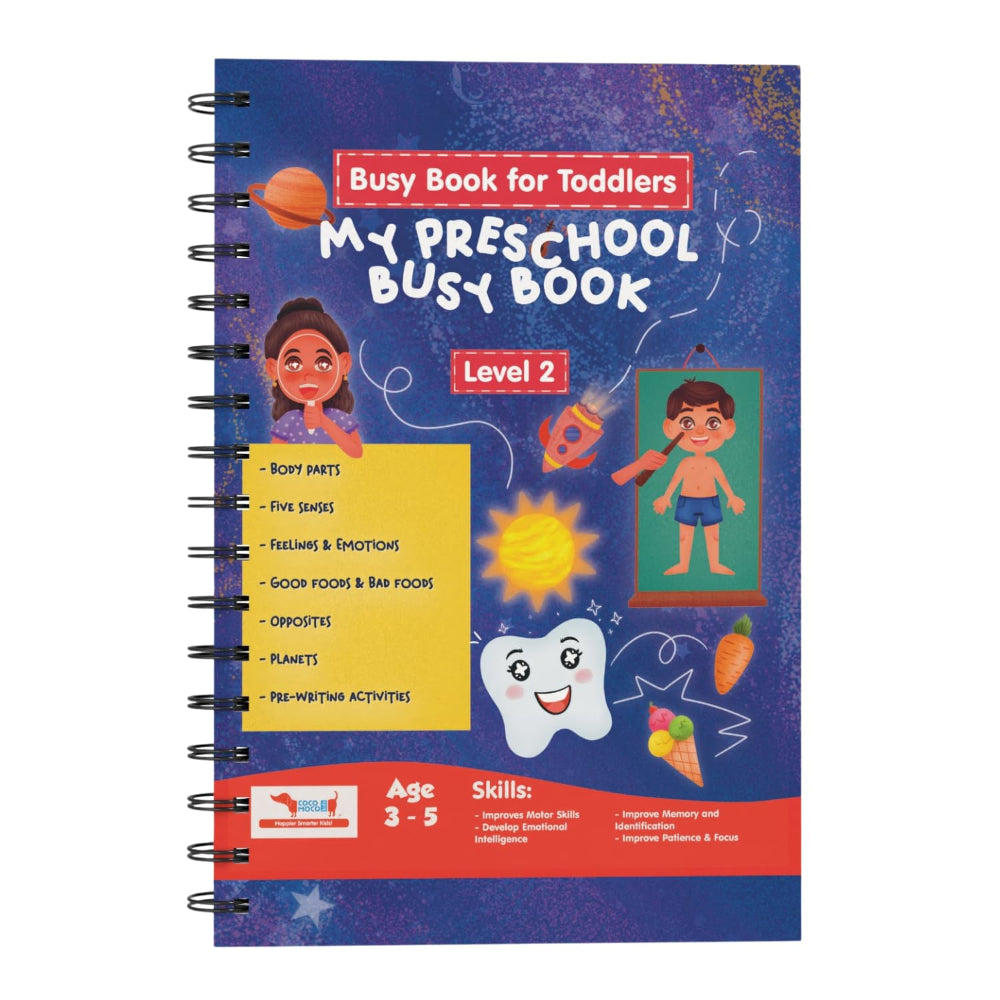 CocoMoco Kids My Preschool Busy Book for Toddlers Level 2 — Toycra