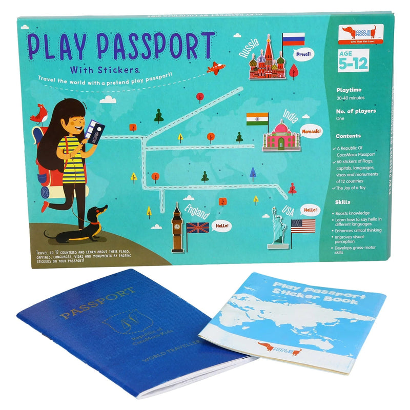 Cocomoco Play Passport kit for Kids ( Age 4-12)