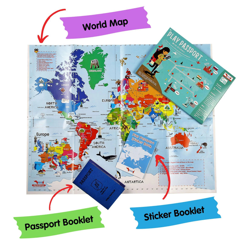 Cocomoco Play Passport kit for Kids ( Age 4-12)