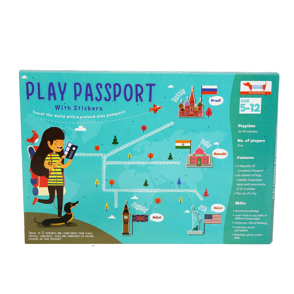 Cocomoco Play Passport kit for Kids ( Age 4-12)