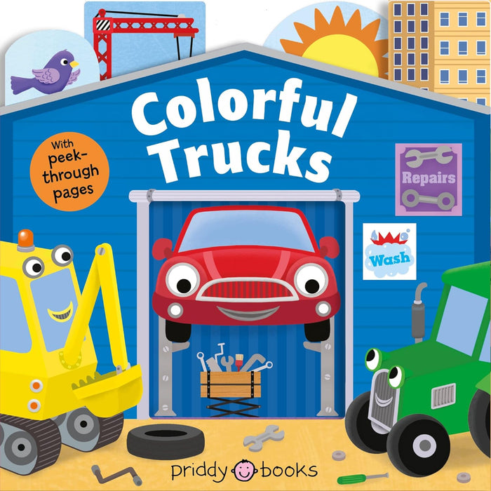 Colorful Trucks-Board Book-Pan-Toycra